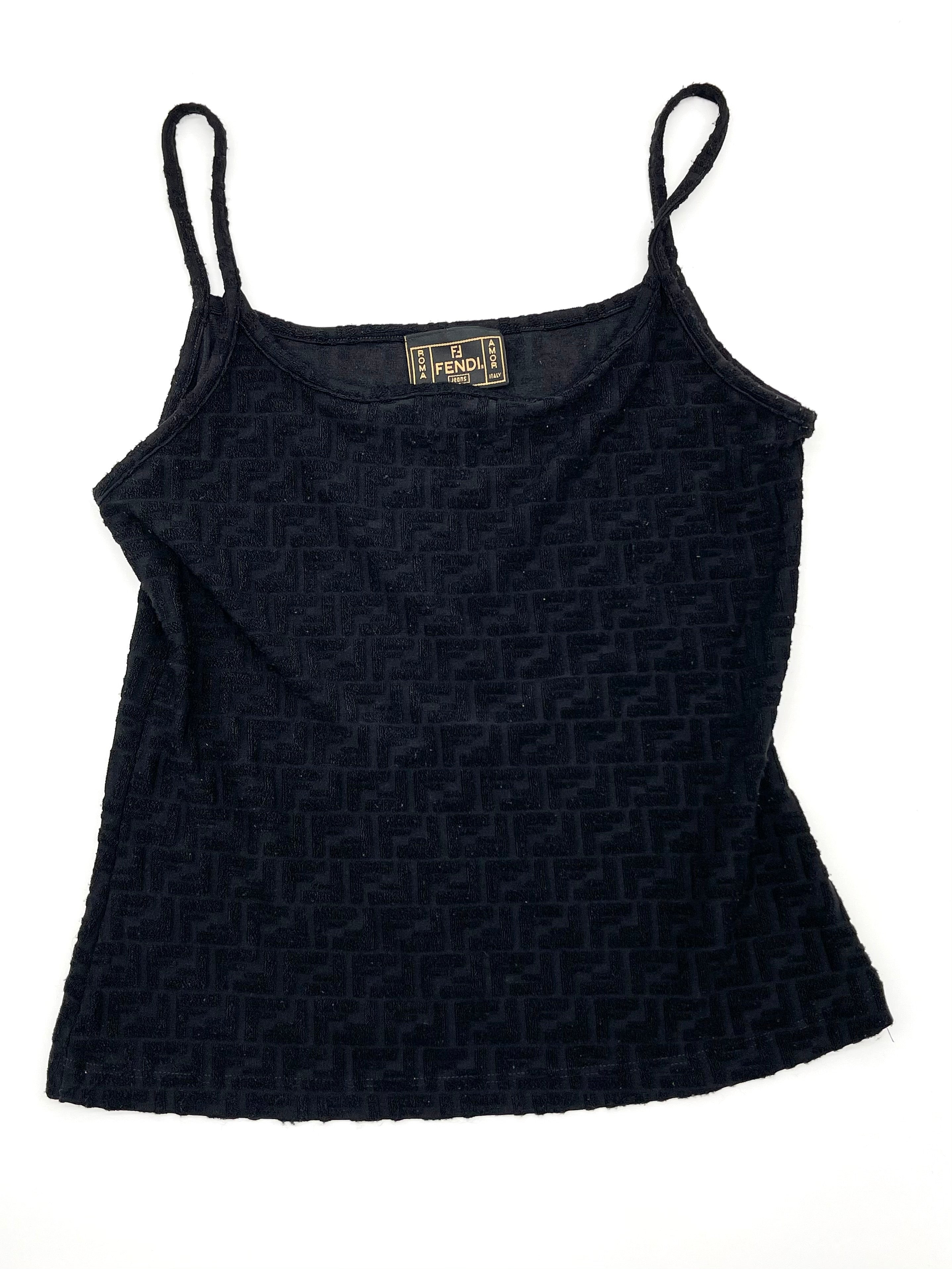 Fendi Terry FF Monogram Tank Top – Hunts of New York