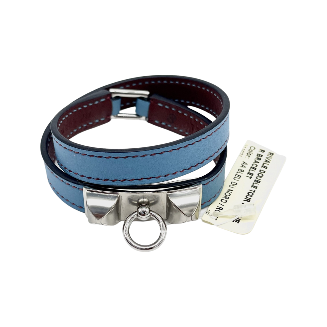 Buy Tod's MyColors Leather Bracelet | Navy Blue Color Men | AJIO LUXE