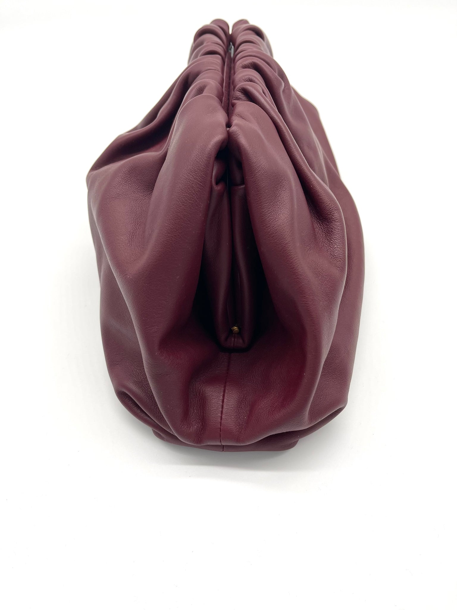 Bottega Veneta Bordeaux Leather Mini The Pouch Bag Bottega Veneta